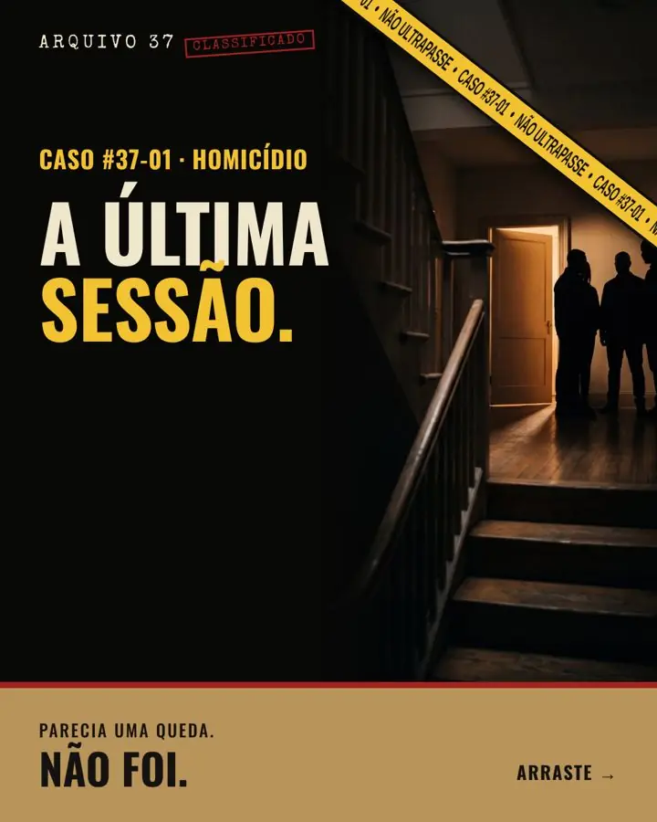 Capa do Caso 37-01, A Última Sessão